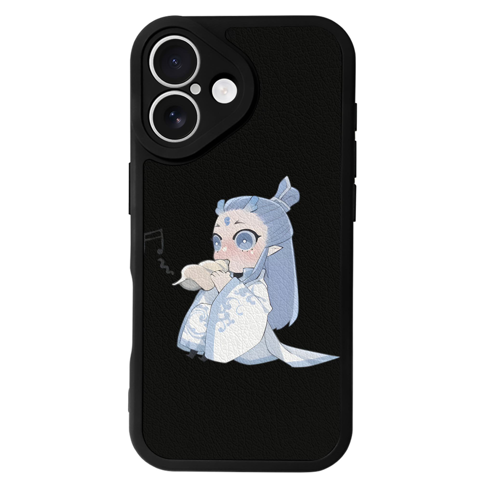 （画像用） Ne Zha 2 ナタ 魔童の大暴れ 【iPhone 16シリーズ対応】シリコンスマホケース（レザー調） 材質：シリコン